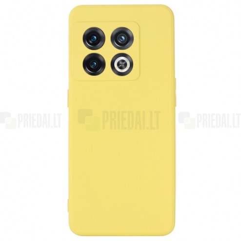 OnePlus 10 Pro Shell kieto silikono TPU geltonas dėklas - nugarėlė