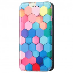 „Caseneo“ Honeycomb atverčiamas dėklas - spalvotas (iPhone 13)