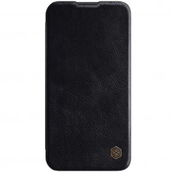 „Nillkin“ Qin Pro atverčiamas dėklas - juodas (iPhone 13)