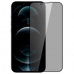 „Nillkin“ Tempered Glass juodas apsauginis ekrano stiklas 0.26 mm - privatumo (iPhone 13 / 13 Pro)