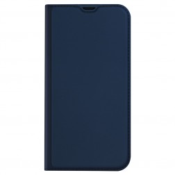„Dux Ducis“ Skin atverčiamas dėklas - tamsiai mėlynas (iPhone 14)