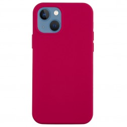 „Shell“ kieto silikono (TPU) dėklas - tamsiai rožinis (iPhone 14 Plus)