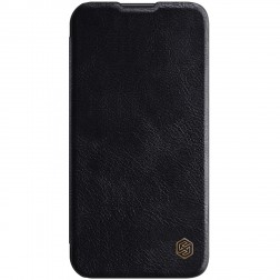„Nillkin“ Qin Pro atverčiamas dėklas - juodas (iPhone 14 Pro Max)