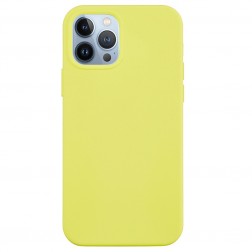 „Shell“ kieto silikono (TPU) dėklas - geltonas (iPhone 14 Pro Max)