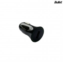 „Bullet“ automobilinis įkroviklis - juodas (2.4A)