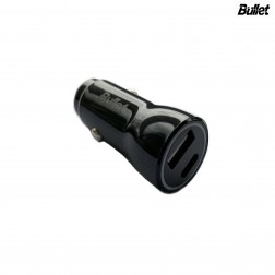 „Bullet“ automobilinis įkroviklis - juodas (3.6A)