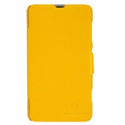 „Nillkin“ Fresh atverčiamas dėklas - geltonas (Lumia 625)