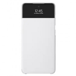 „Samsung“ S View Wallet Cover atverčiamas dėklas - baltas (Galaxy A52 / A52s)
