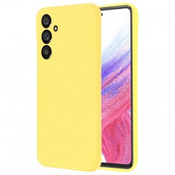 „Shell“ kieto silikono (TPU) dėklas - geltonas (Galaxy A54)
