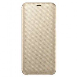 „Samsung“ Wallet Cover atverčiamas dėklas - auksinis (Galaxy J6 2018)