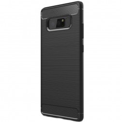 „Carbon“ kieto silikono (TPU) dėklas - juodas (Galaxy Note 8)