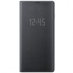 „Samsung“ Led View Cover atverčiamas dėklas - juodas (Galaxy S10)