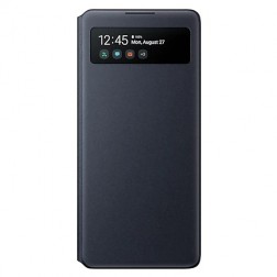 „Samsung“ S View Wallet Cover atverčiamas dėklas - juodas (Galaxy S10 Lite)