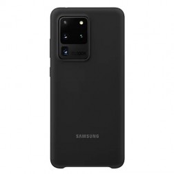 „Samsung“ Silicone Cover dėklas - juodas (Galaxy S20 Ultra)