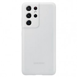 „Samsung“ Silicone Cover dėklas - šviesiai pilkas (Galaxy S21 Ultra)