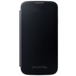 „Flip Wallet“ atverčiamas dėklas - juodas (Galaxy S4)