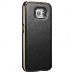 „Luxury“ rėmelis (bamperis) / dėklas - juodas (Galaxy S6)