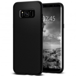 „Spigen“ Liquid Air dėklas - juodas (Galaxy S8)