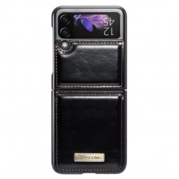 „CaseMe“ solidus plastikinis dėklas - juodas (Galaxy Z Flip3)