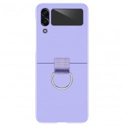 „Ring“ plastikinis dėklas - violetinis (Galaxy Z Flip4)