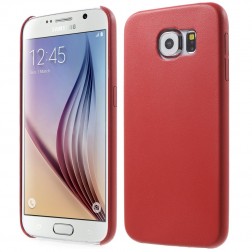 Slim Leather dėklas - raudonas (Galaxy S6)