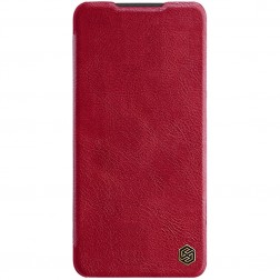 „Nillkin“ Qin atverčiamas dėklas - raudonas (Poco X4 GT / Redmi Note 11T Pro / Redmi Note 11T Pro+)