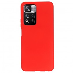 „Shell“ kieto silikono (TPU) dėklas - raudonas (Redmi Note 11 Pro+)