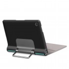 Lenovo Yoga Tab 11 atverčiamas žalias odinis dėklas - knygutė