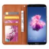 Prabangus „Comma“ odinis atverčiamas bordo Huawei P smart 2018 (Enjoy 7S) dėklas