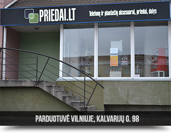 UAB Priedai.lt parduotuvė - prekių atsiėmimo punktas Vilniuje, Kalvarijų g. 98