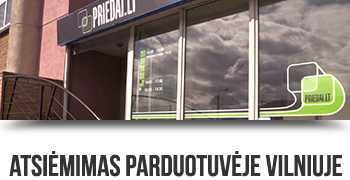 Atsiėmimas parduotuvėje Vilniuje, Kalvarijų g. 98